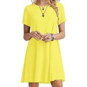 NWT Yellow T-Shirt Dress 💛